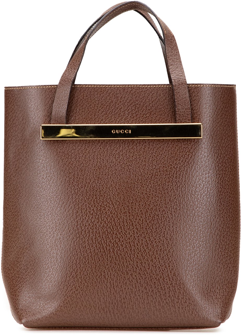 Gucci Leather Handbag Bruin