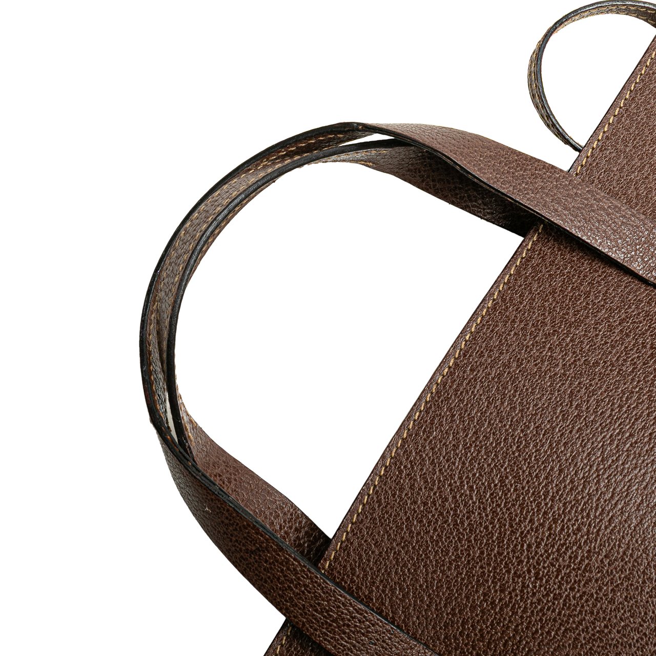 Gucci Leather Handbag Bruin