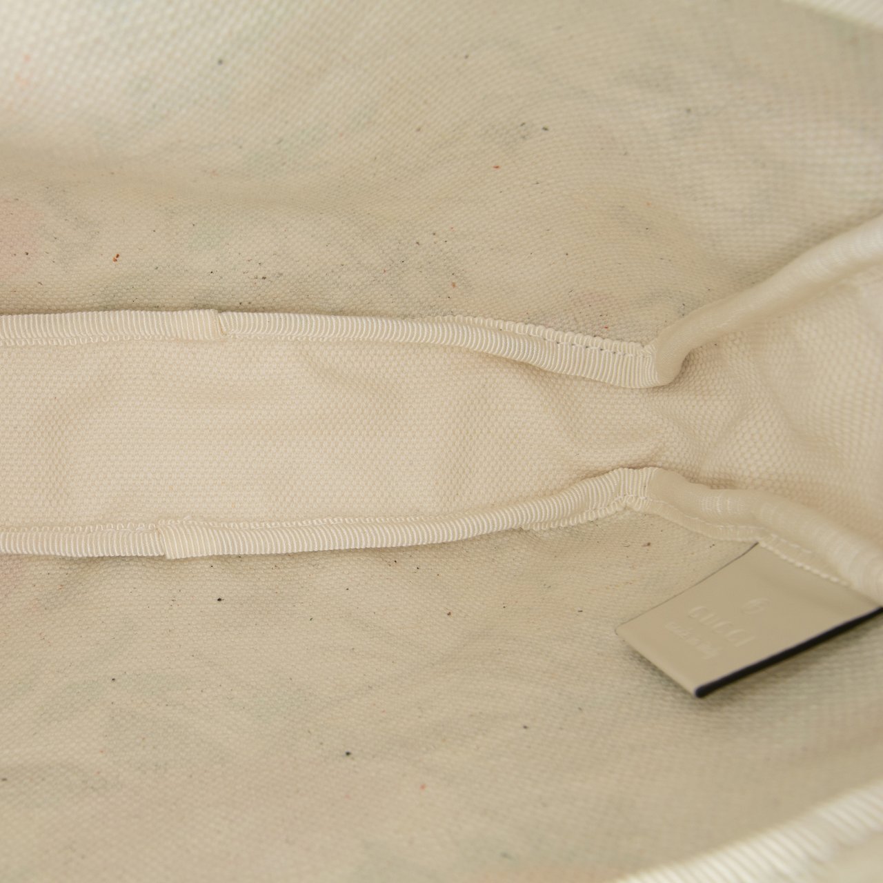 Gucci Cutout Leather and Flora Canvas Infinity Crossbody Wit