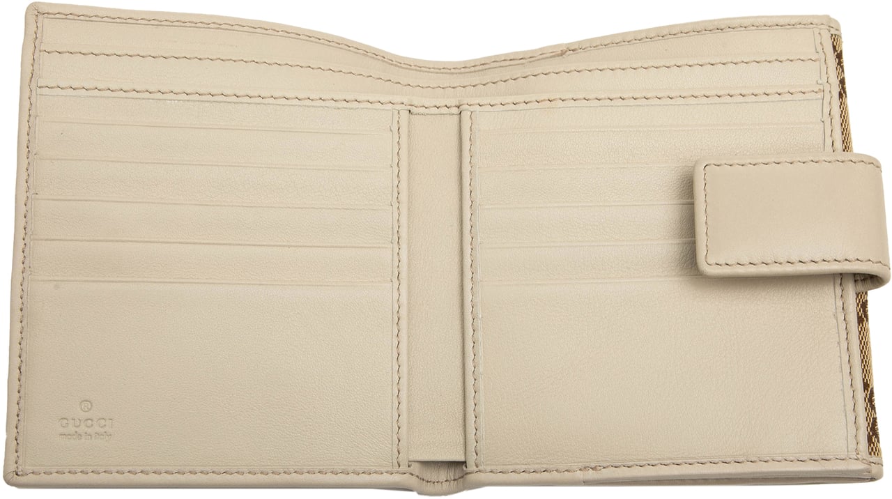 Gucci GG Canvas Princy Compact Wallet Bruin