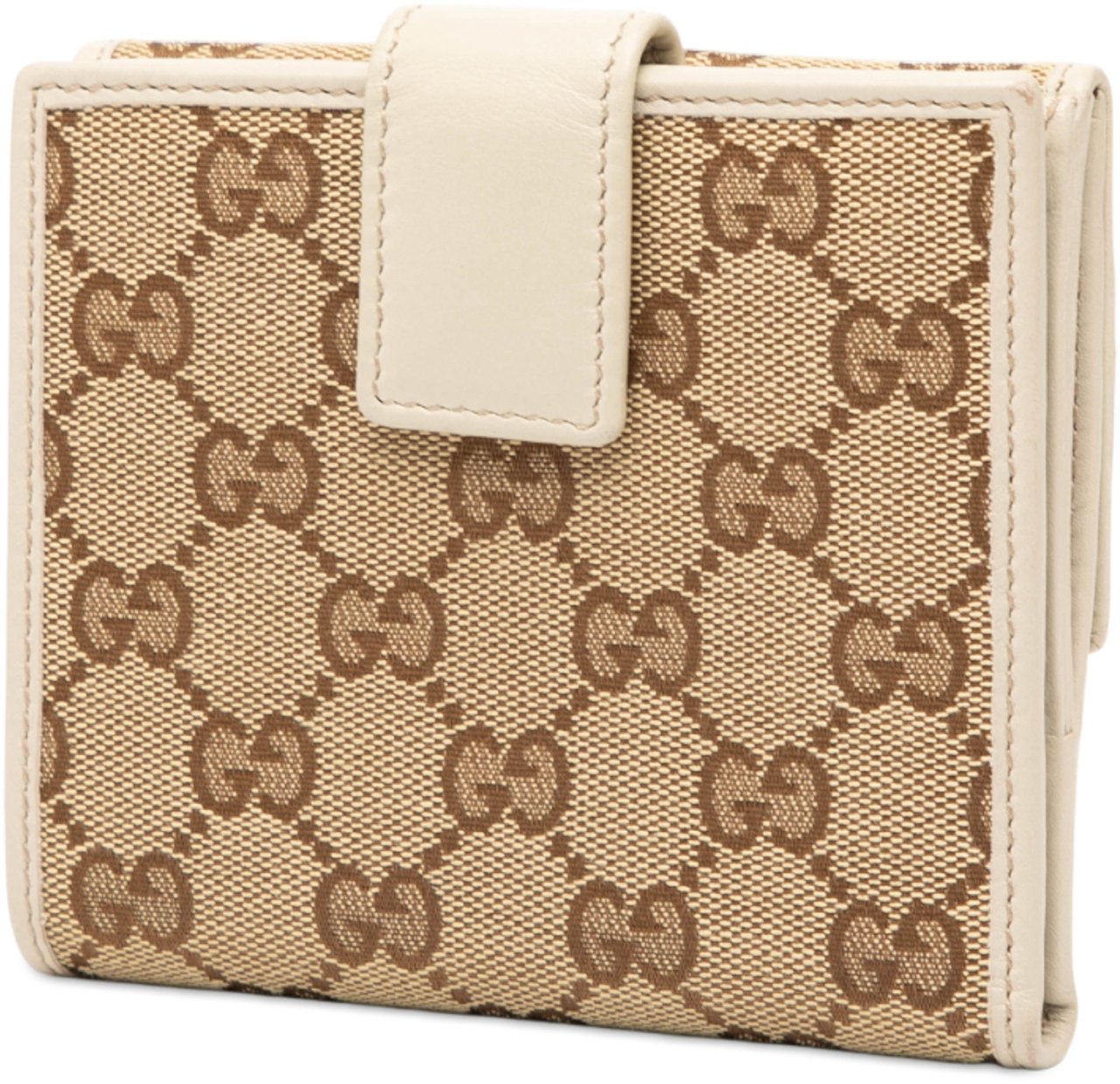 Gucci GG Canvas Princy Compact Wallet Bruin