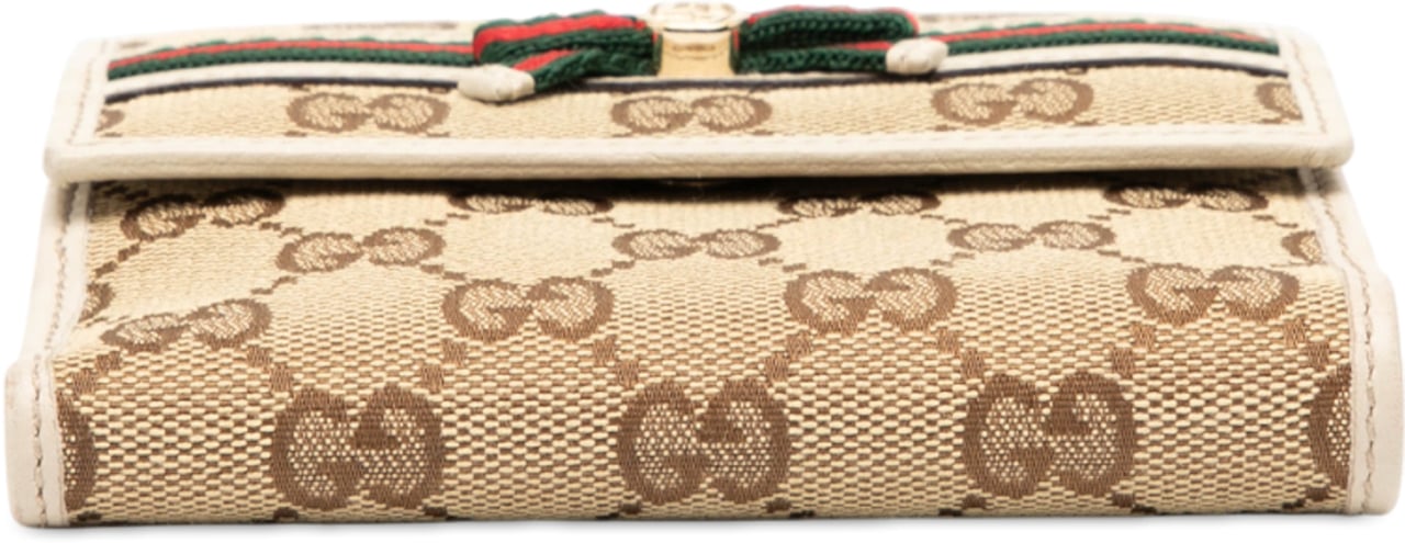 Gucci GG Canvas Princy Compact Wallet Bruin