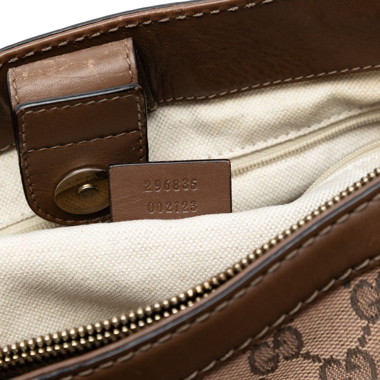 Gucci GG Canvas Sukey Tote Bruin