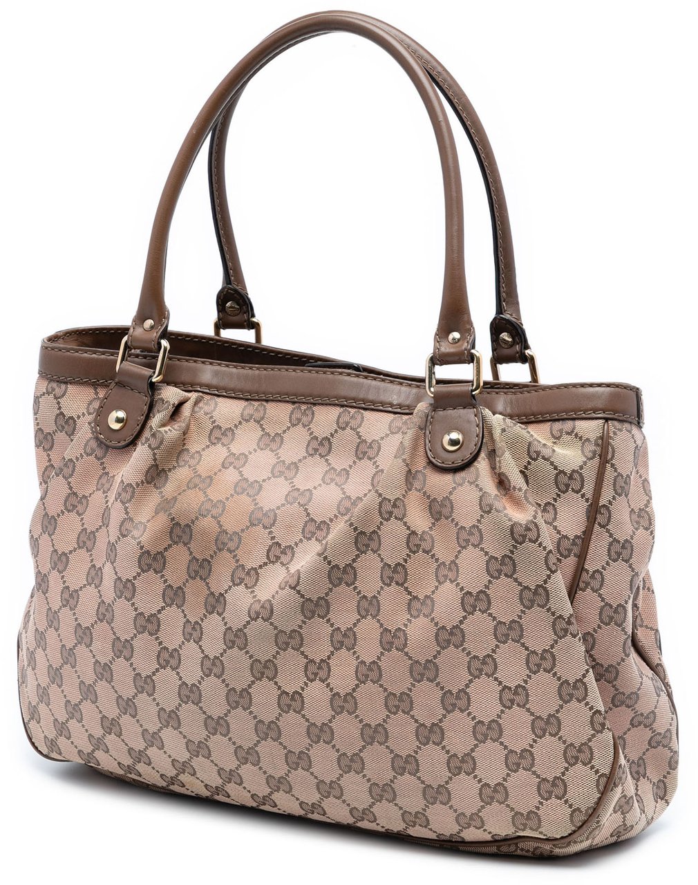 Gucci GG Canvas Sukey Tote Bruin