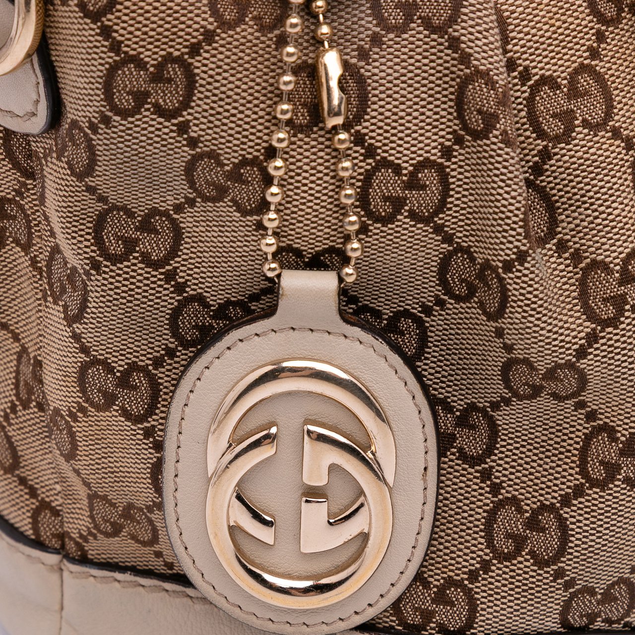 Gucci GG Canvas Sukey Satchel Bruin