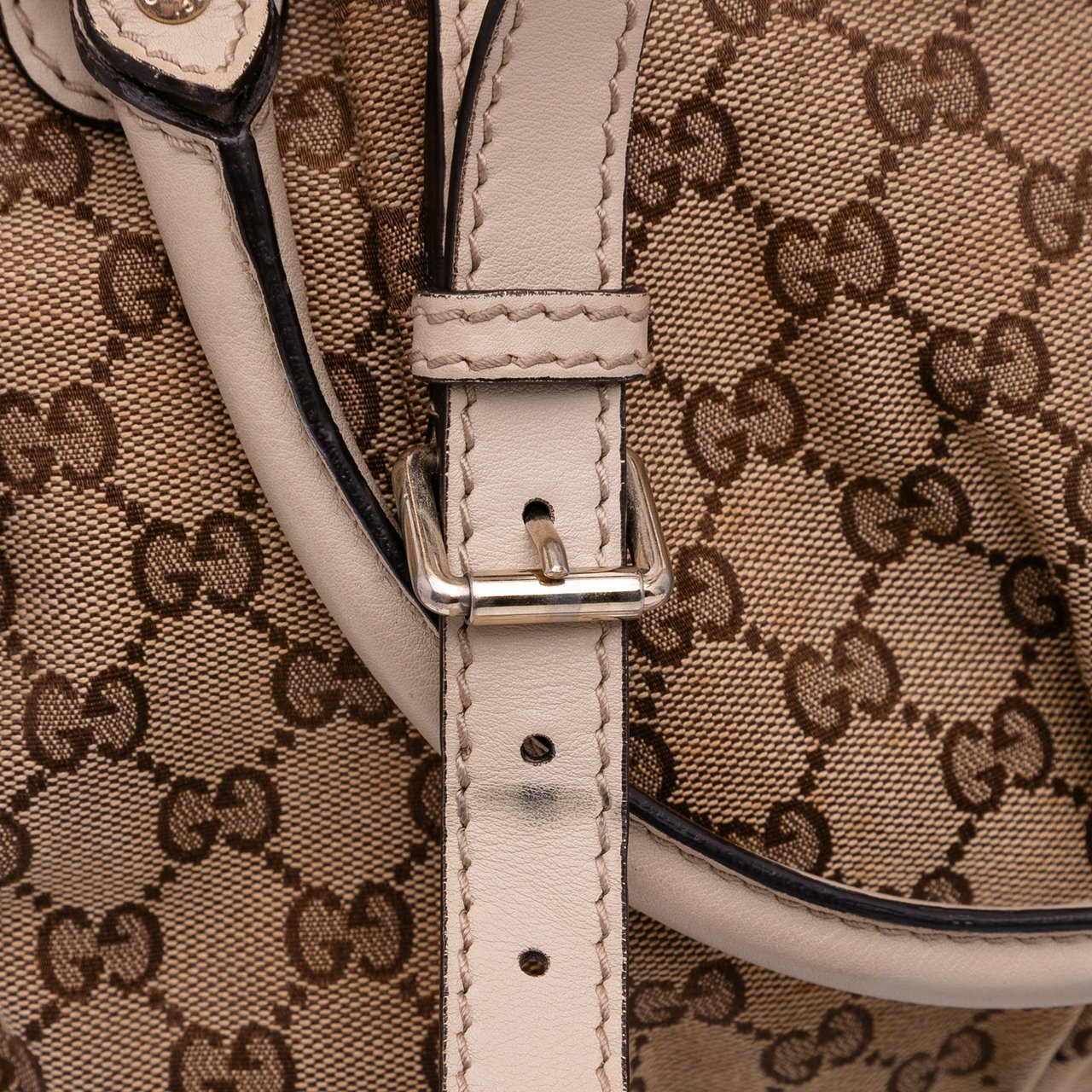 Gucci GG Canvas Sukey Satchel Bruin
