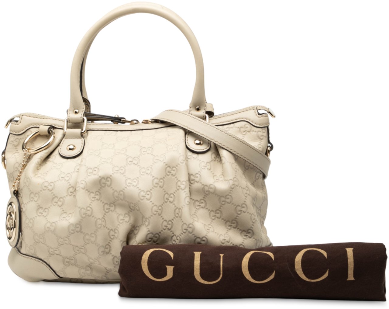 Gucci Guccissima Sukey Satchel Bruin