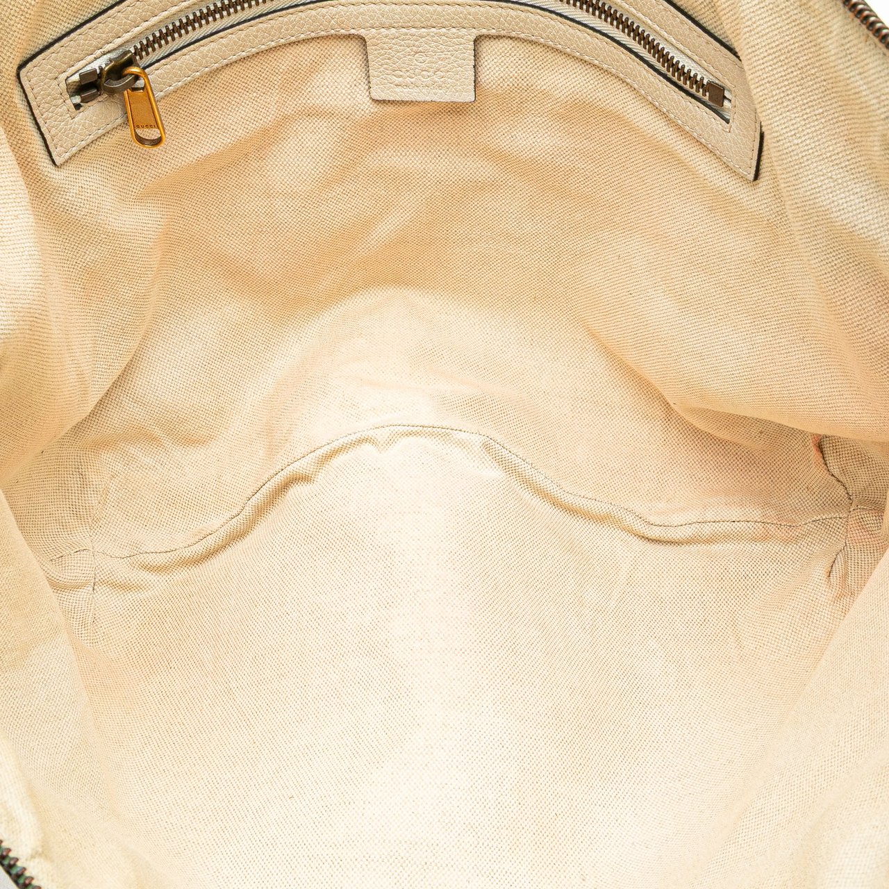 Gucci Leather Logo Half Moon Crossbody Wit