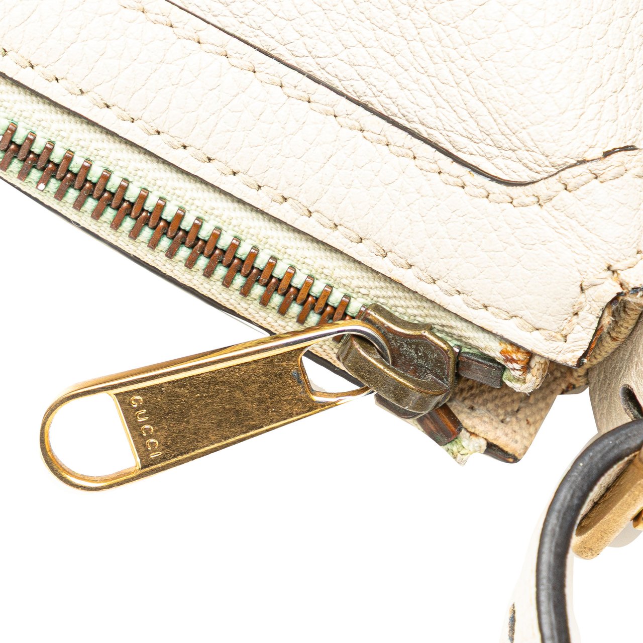 Gucci Leather Logo Half Moon Crossbody Wit