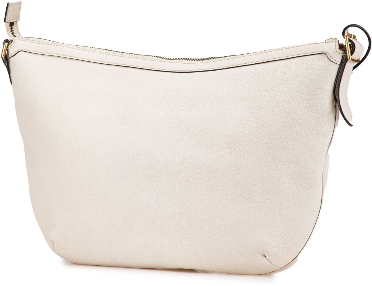 Gucci Leather Logo Half Moon Crossbody Wit