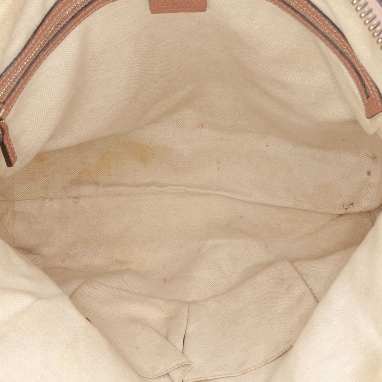 Gucci Medium GG Canvas Bree Dome Tote Bruin