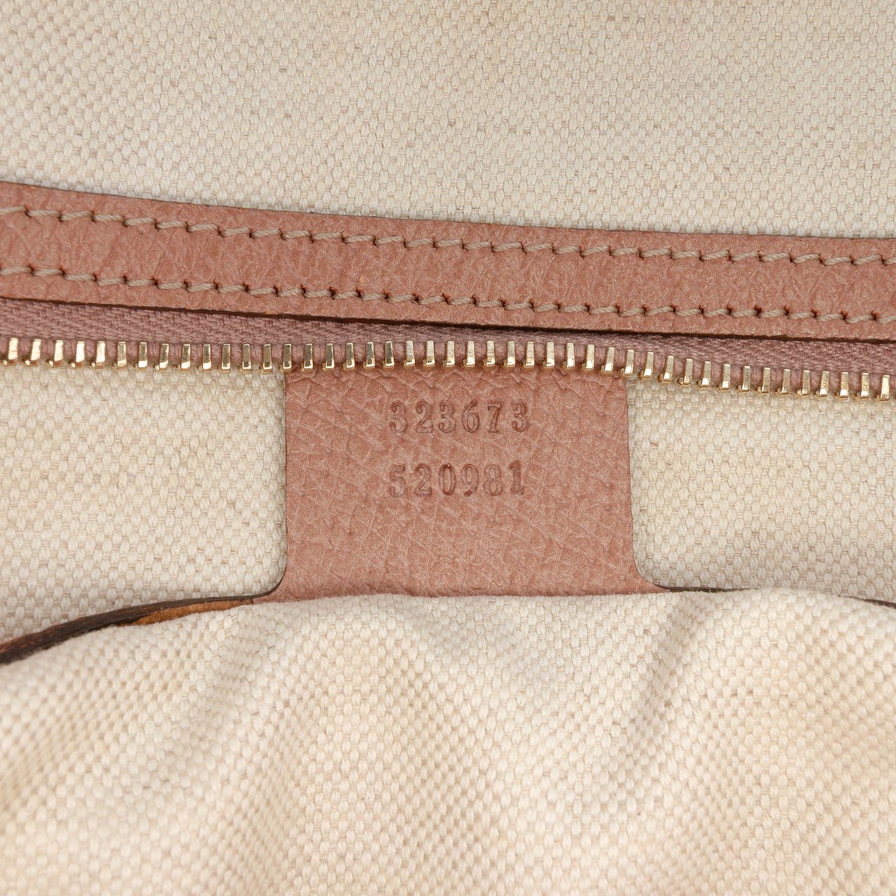 Gucci Medium GG Canvas Bree Dome Tote Bruin