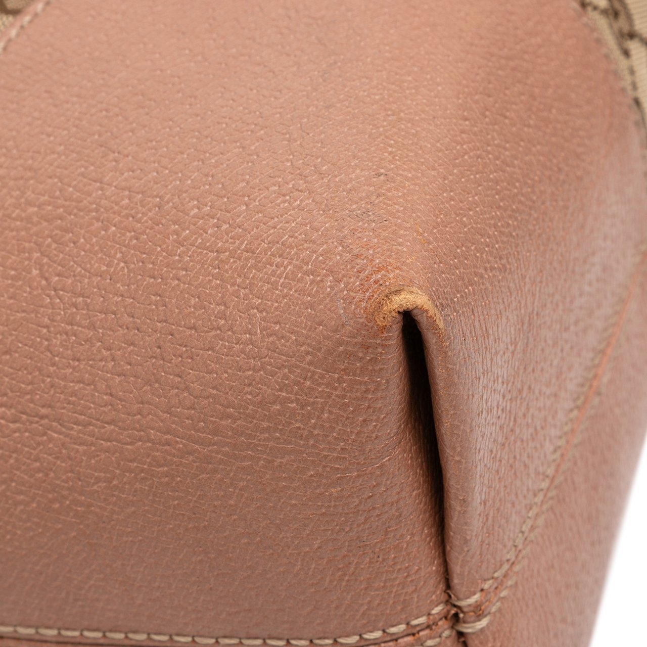 Gucci Medium GG Canvas Bree Dome Tote Bruin