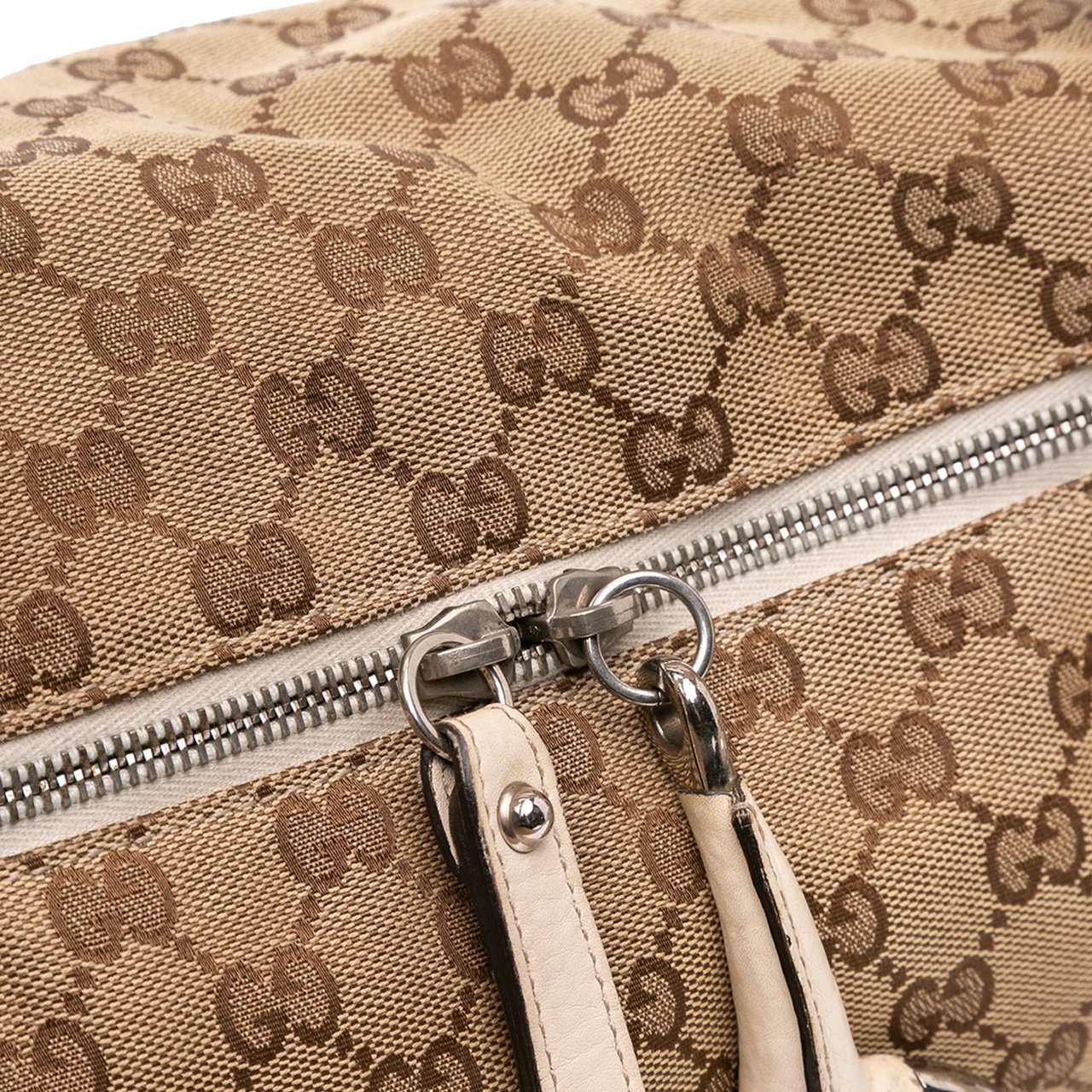 Gucci Large GG Canvas Icon Bit Satchel Bruin
