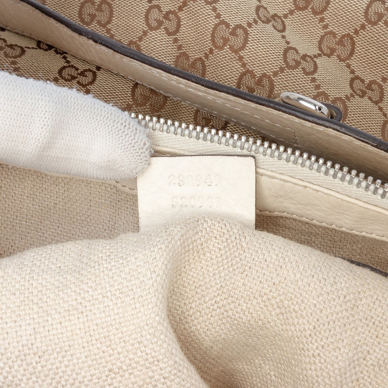 Gucci Large GG Canvas Icon Bit Satchel Bruin