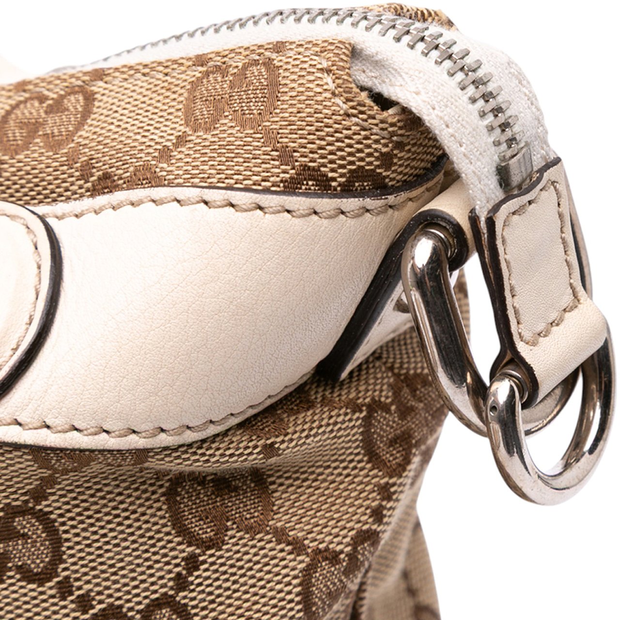 Gucci Large GG Canvas Icon Bit Satchel Bruin