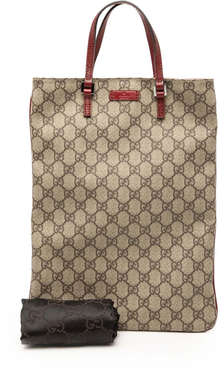 Gucci GG Supreme Tote Bruin