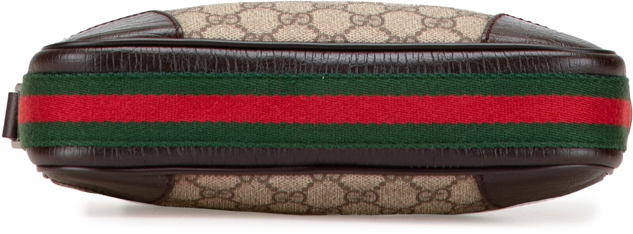 Gucci GG Supreme Web Clutch Bruin