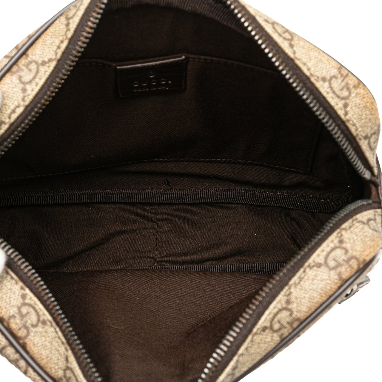 Gucci GG Supreme Web Clutch Bruin