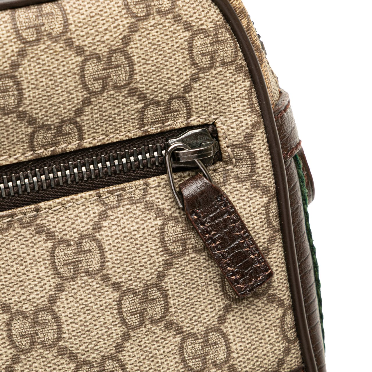 Gucci GG Supreme Web Clutch Bruin