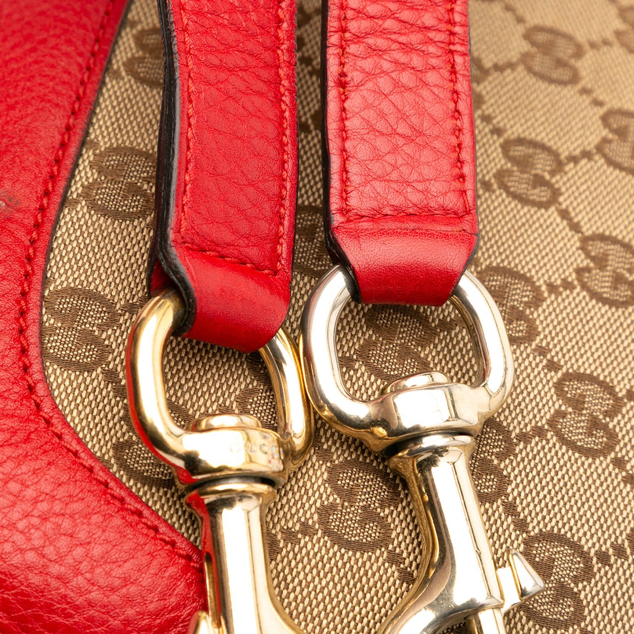 Gucci GG Canvas Bamboo Diana Satchel Bruin