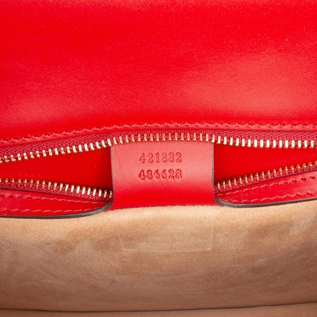 Gucci Small Leather Sylvie Web Satchel Rood