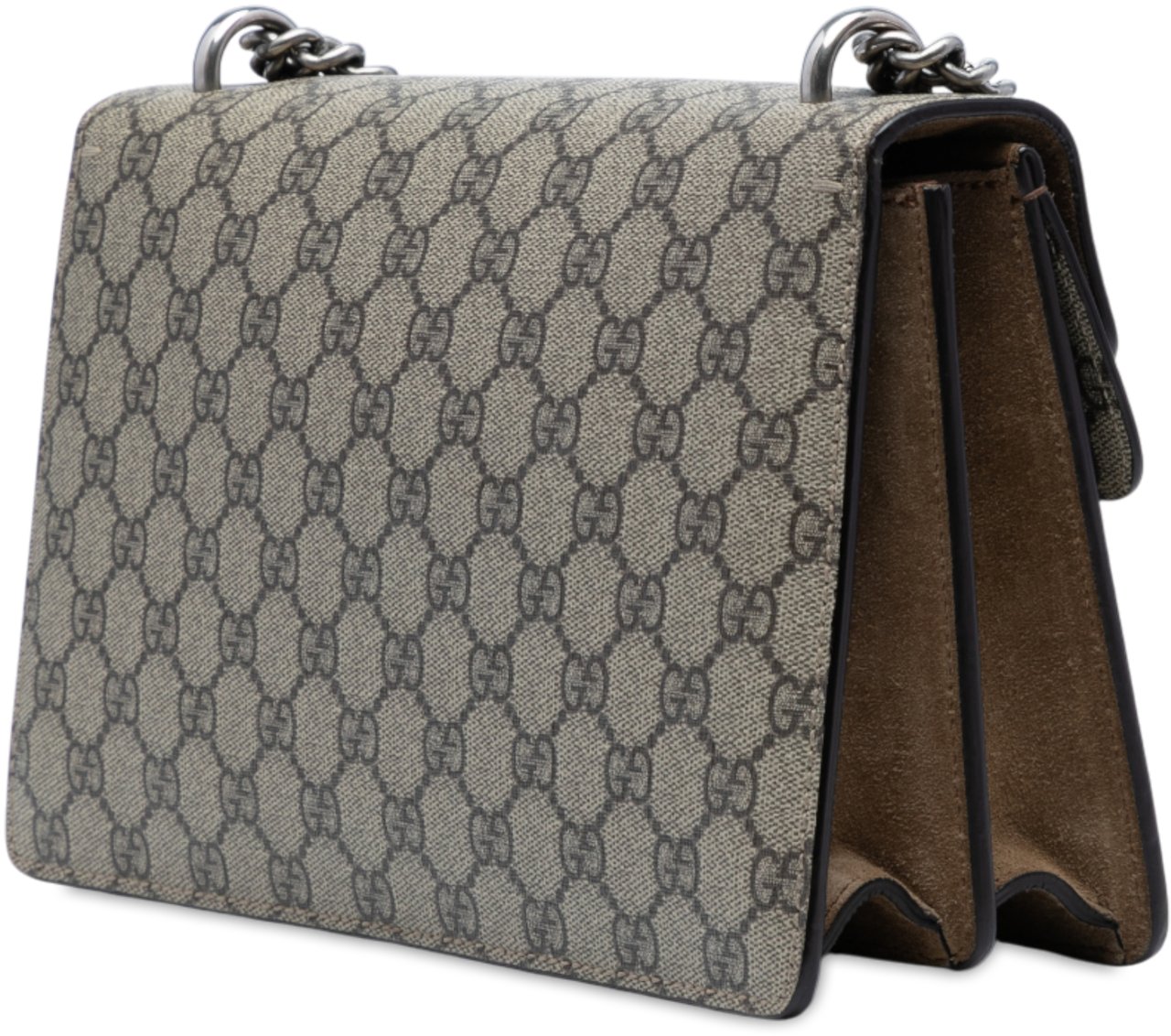 Gucci Medium GG Supreme Dionysus Shoulder Bag Bruin