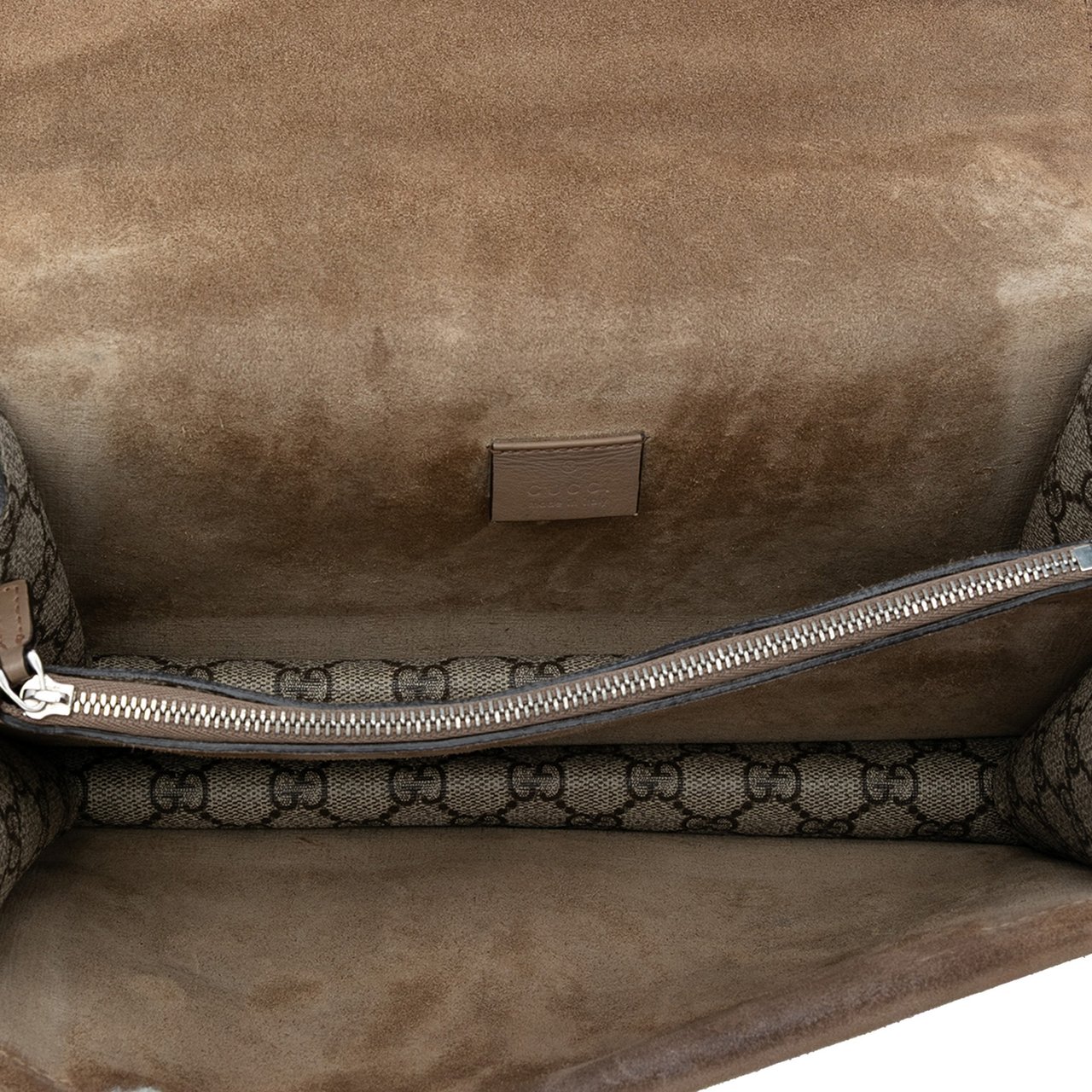 Gucci Medium GG Supreme Dionysus Shoulder Bag Bruin