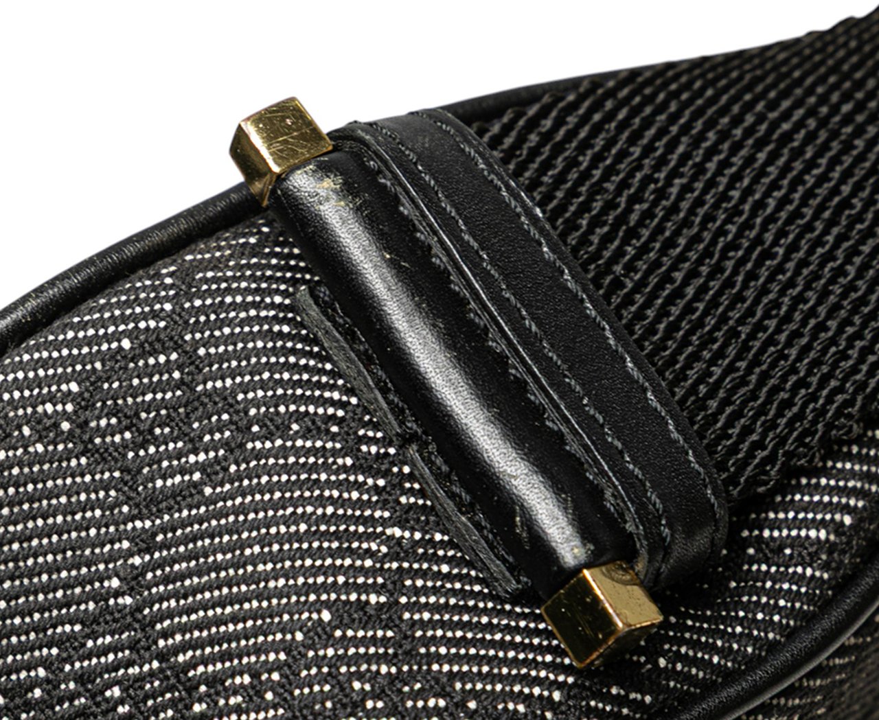 Gucci GG Denim Jackie Shoulder Bag Zwart