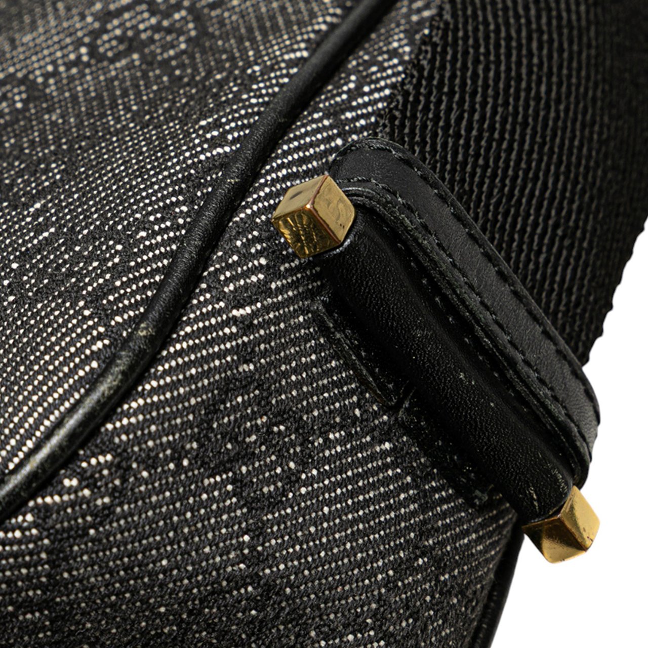 Gucci GG Denim Jackie Shoulder Bag Zwart