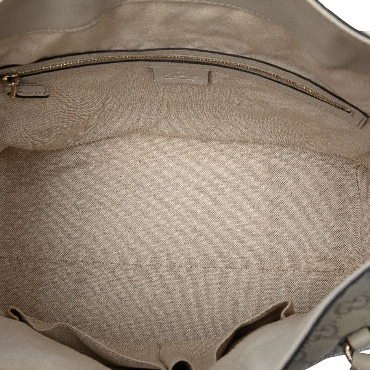 Gucci Medium Guccissima Bree Fold Over Tote Wit