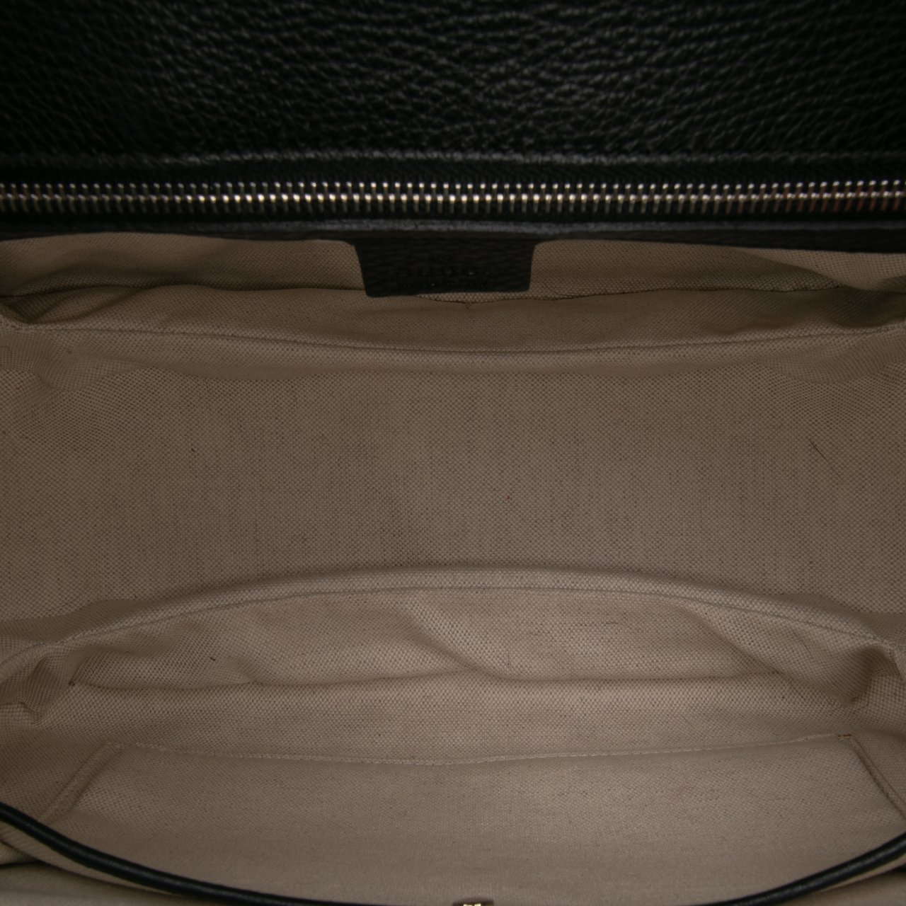 Gucci Large GG Neoprene New Bamboo Top Handle Bag Zwart