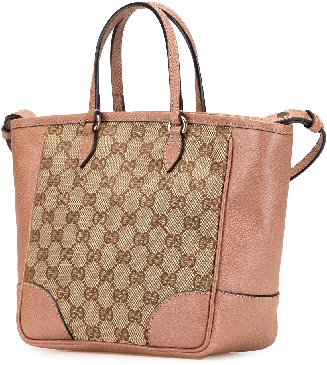 Gucci Small GG Canvas Bree Satchel Bruin