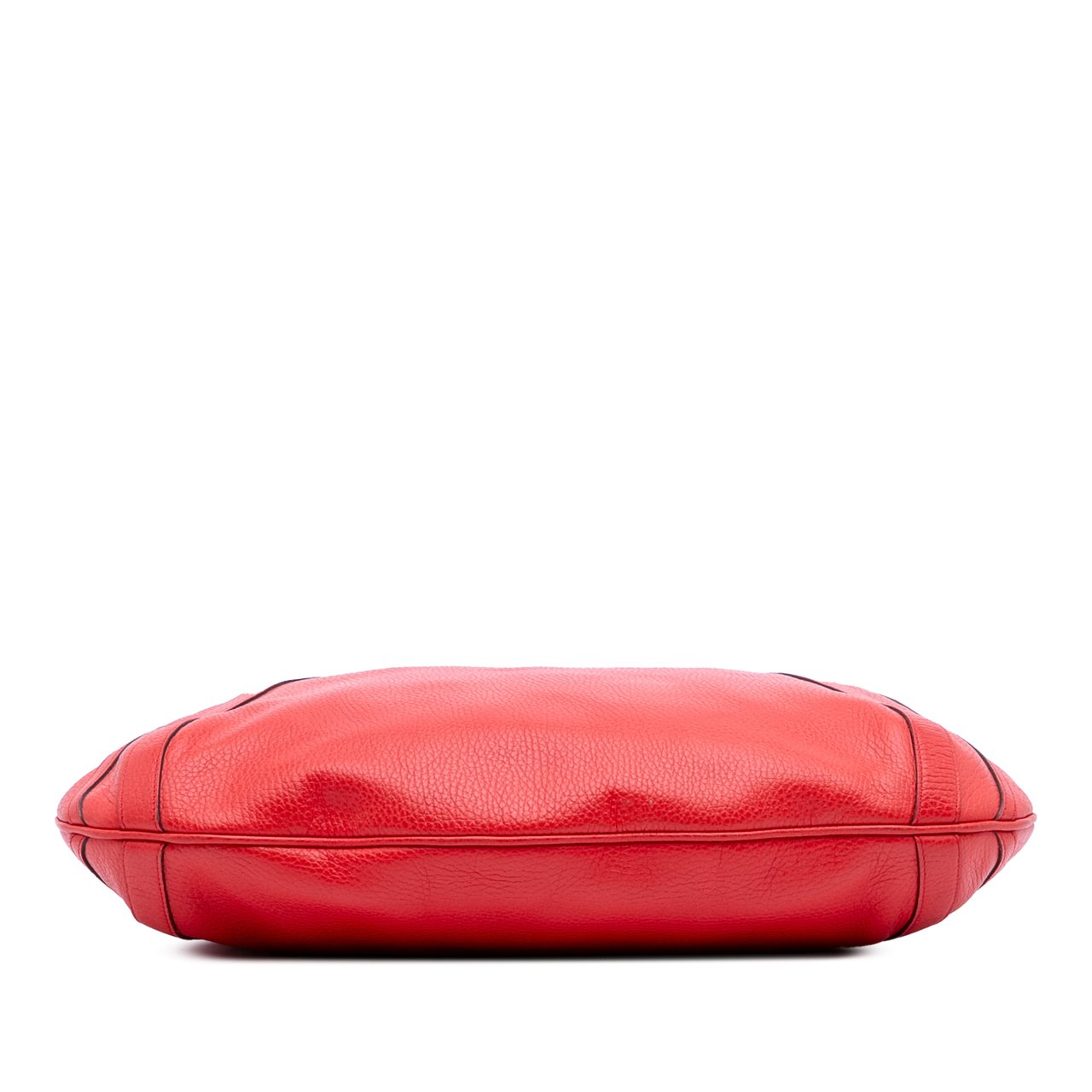 Gucci Leather Abbey D Ring Convertible Tote Rood