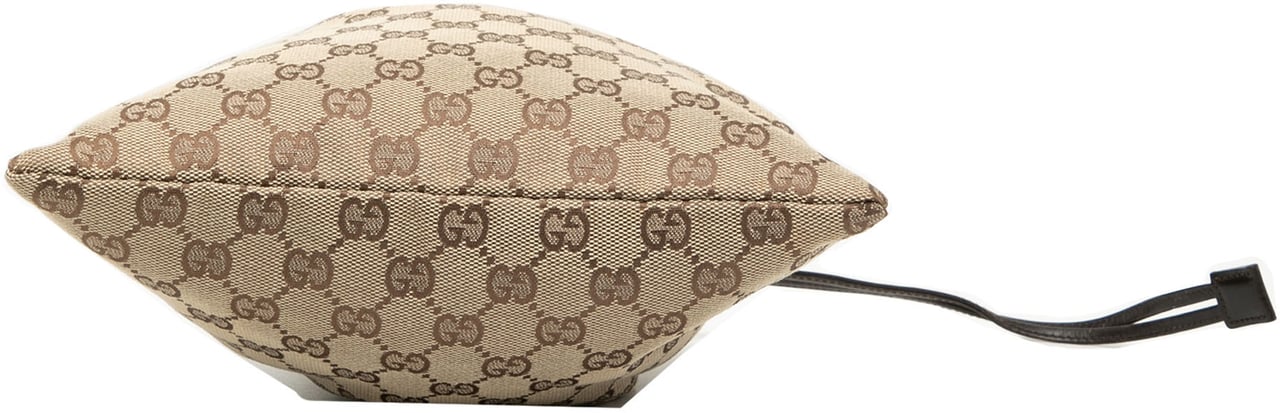 Gucci GG Canvas Drawstring Pouch Bruin