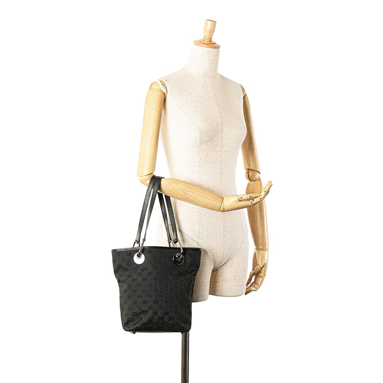 Gucci GG Canvas Eclipse Tote Zwart