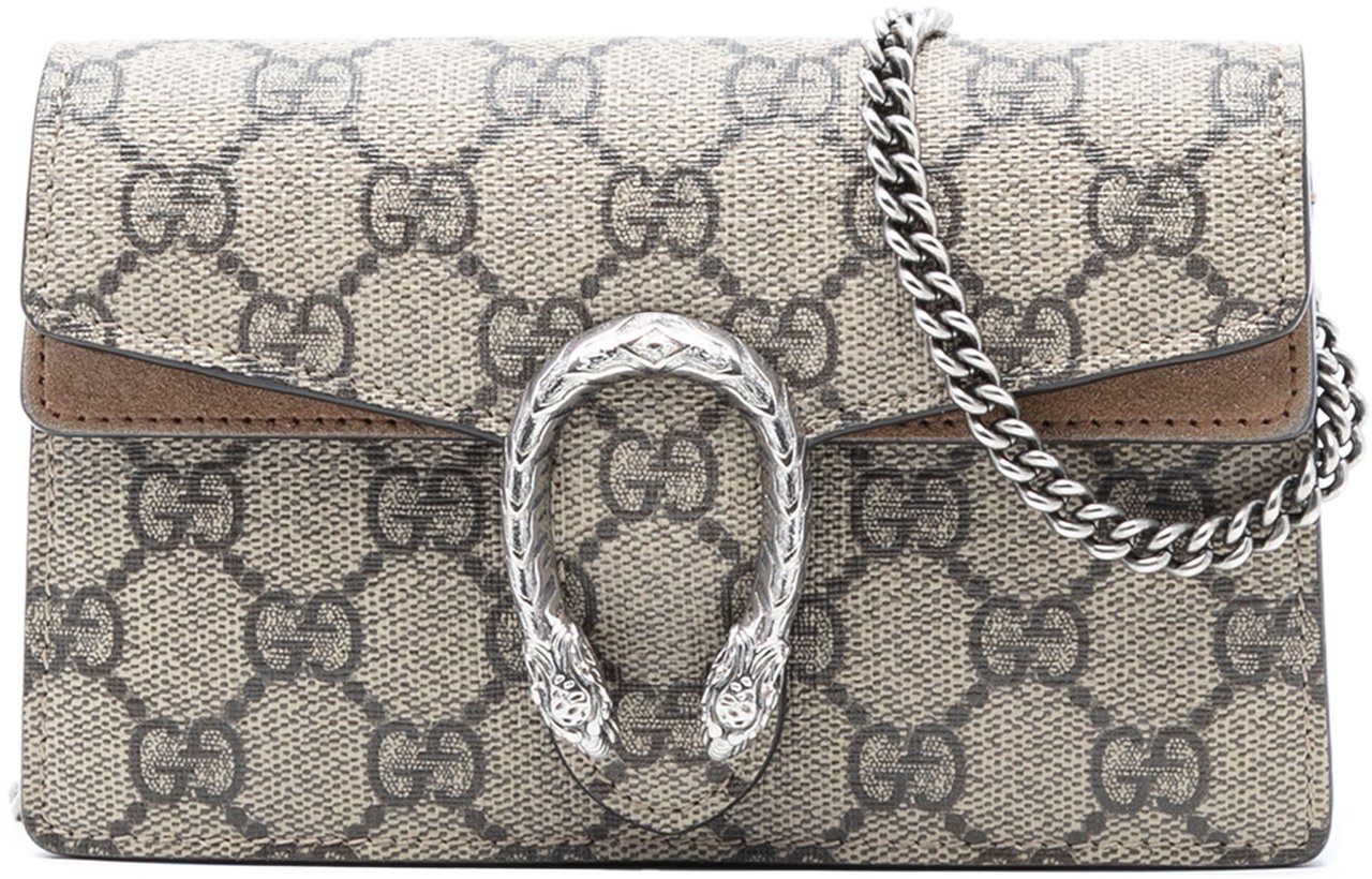 Gucci Mini GG Supreme Dionysus Crossbody Bruin