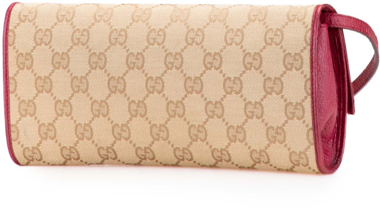 Gucci GG Canvas Bamboo Bar Crossbody Bruin