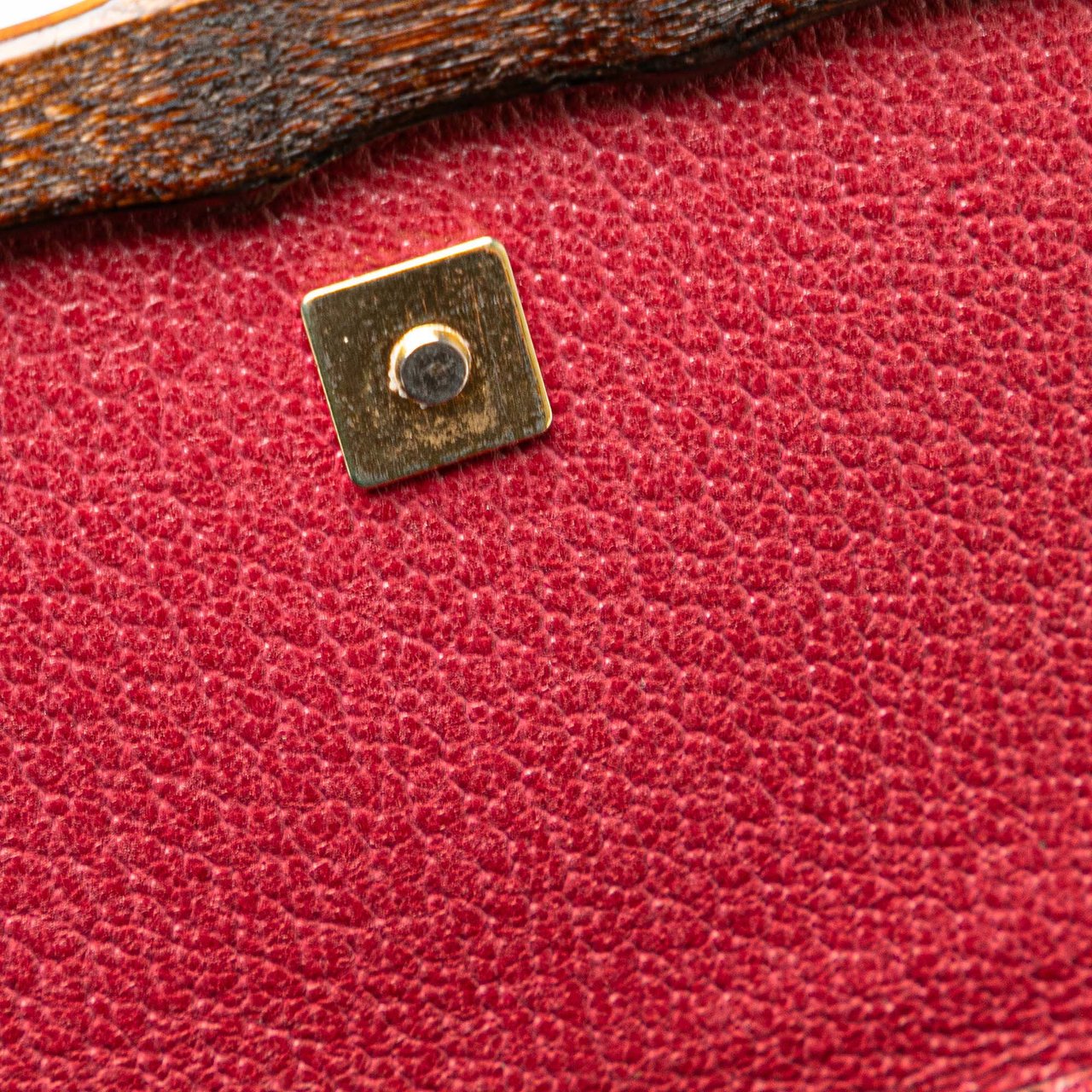 Gucci GG Canvas Bamboo Bar Crossbody Bruin