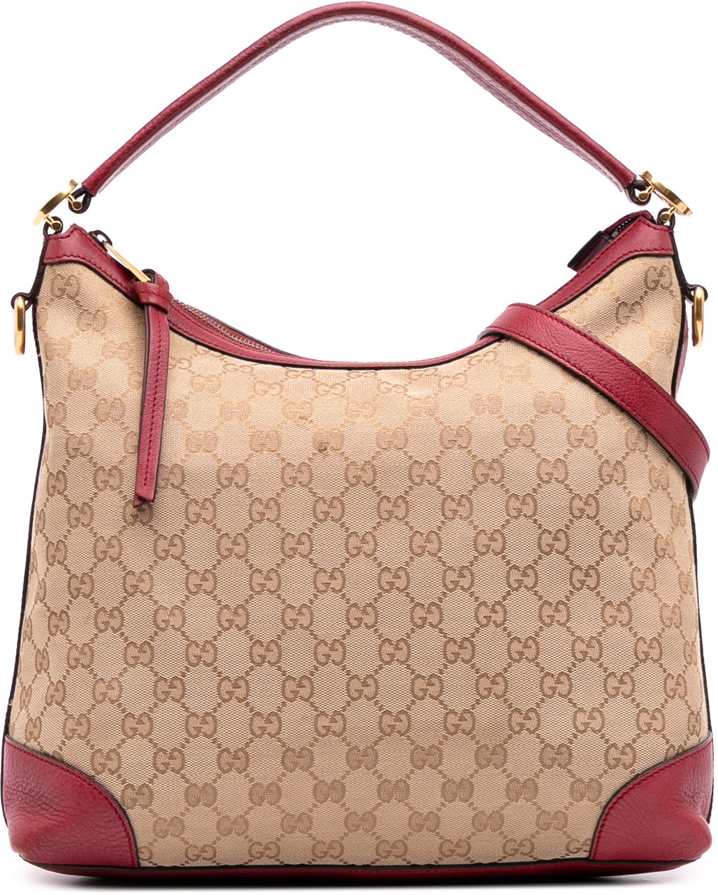 Gucci Small GG Canvas Miss GG Hobo Bruin