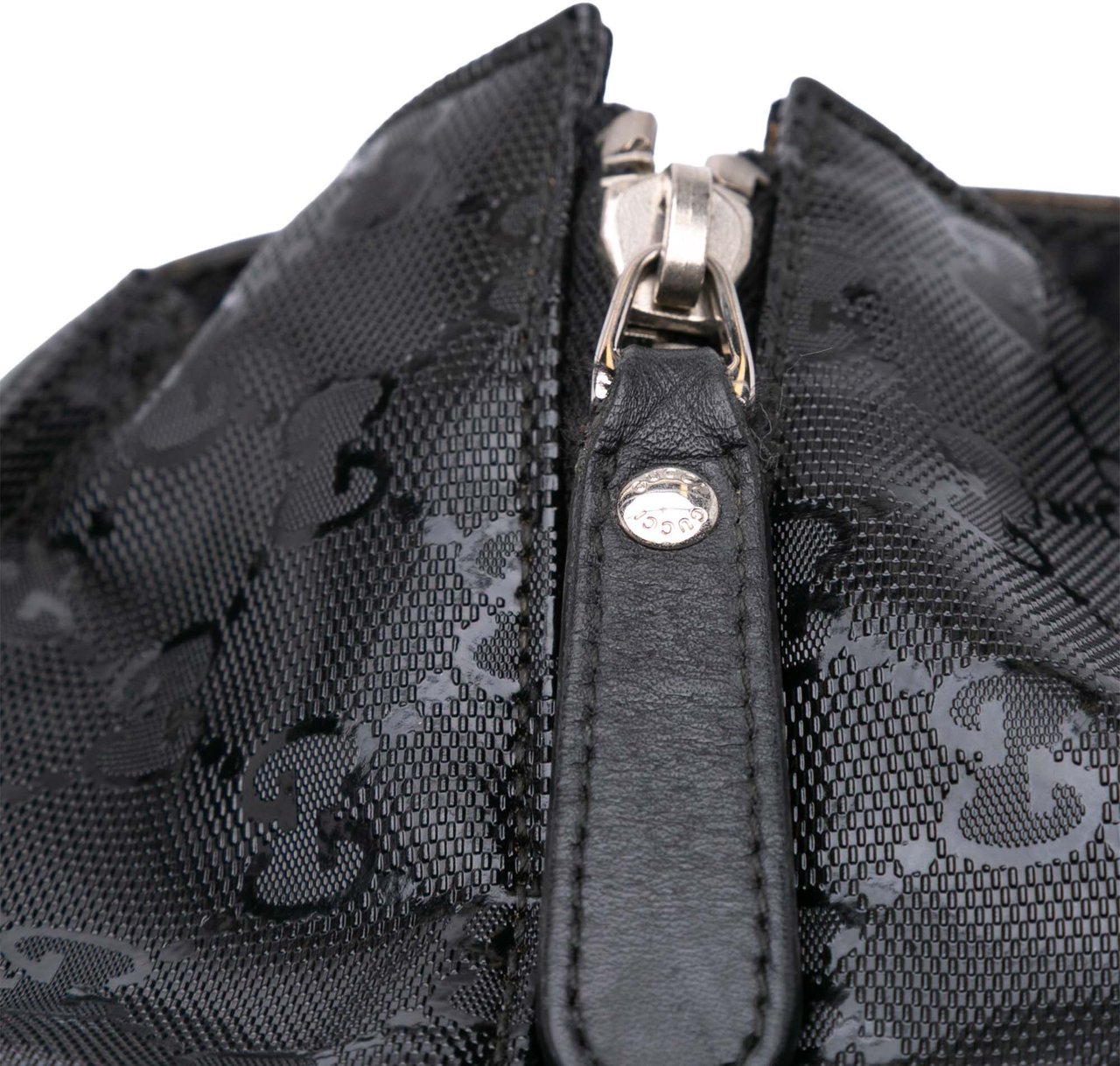 Gucci Large GG Imprime Web 500 Tote Zwart