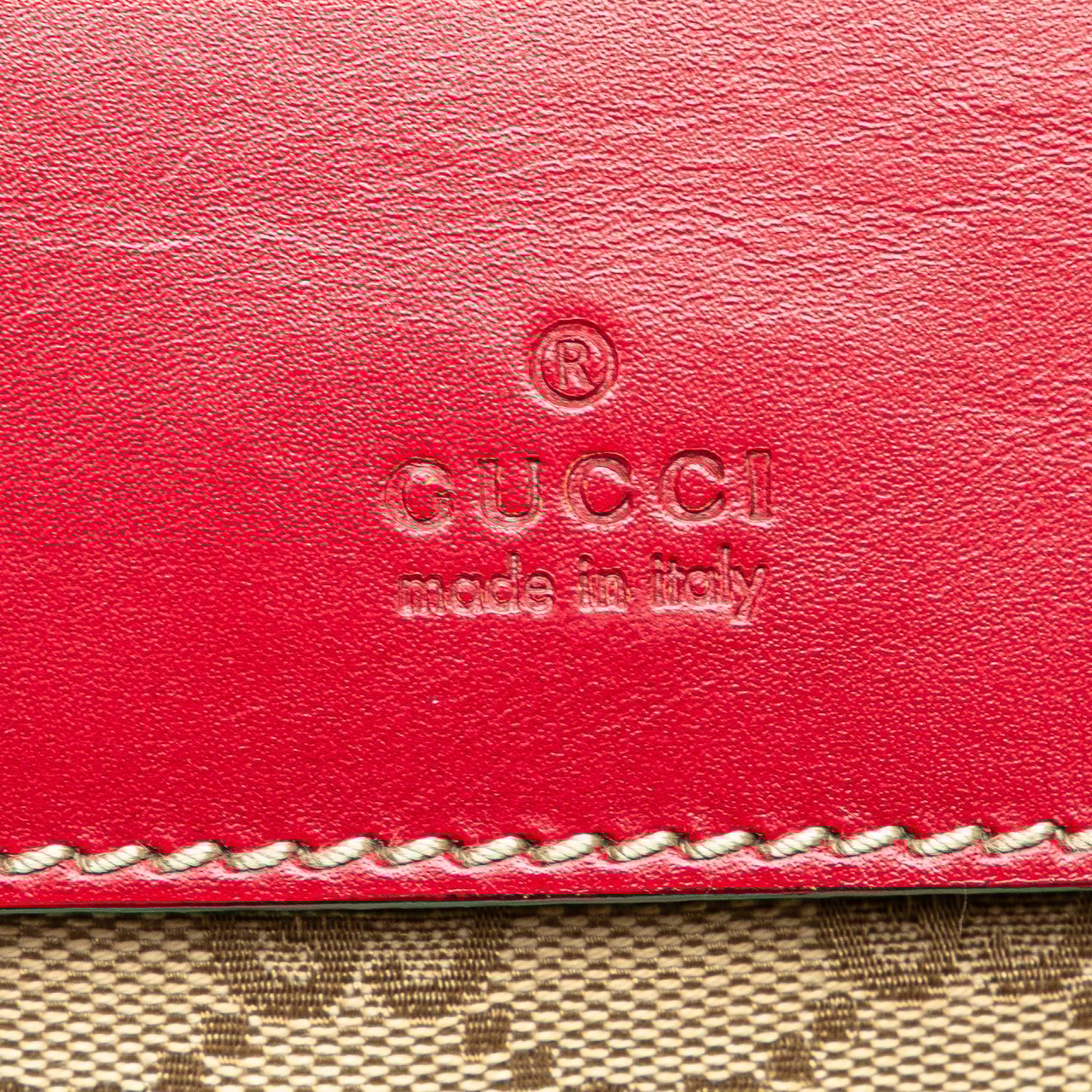 Gucci GG Canvas Web Double Pocket Belt Bag Bruin