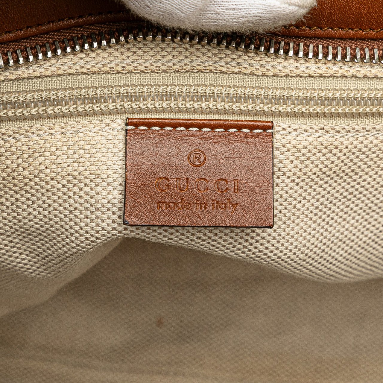 Gucci GG Canvas Tote Bruin