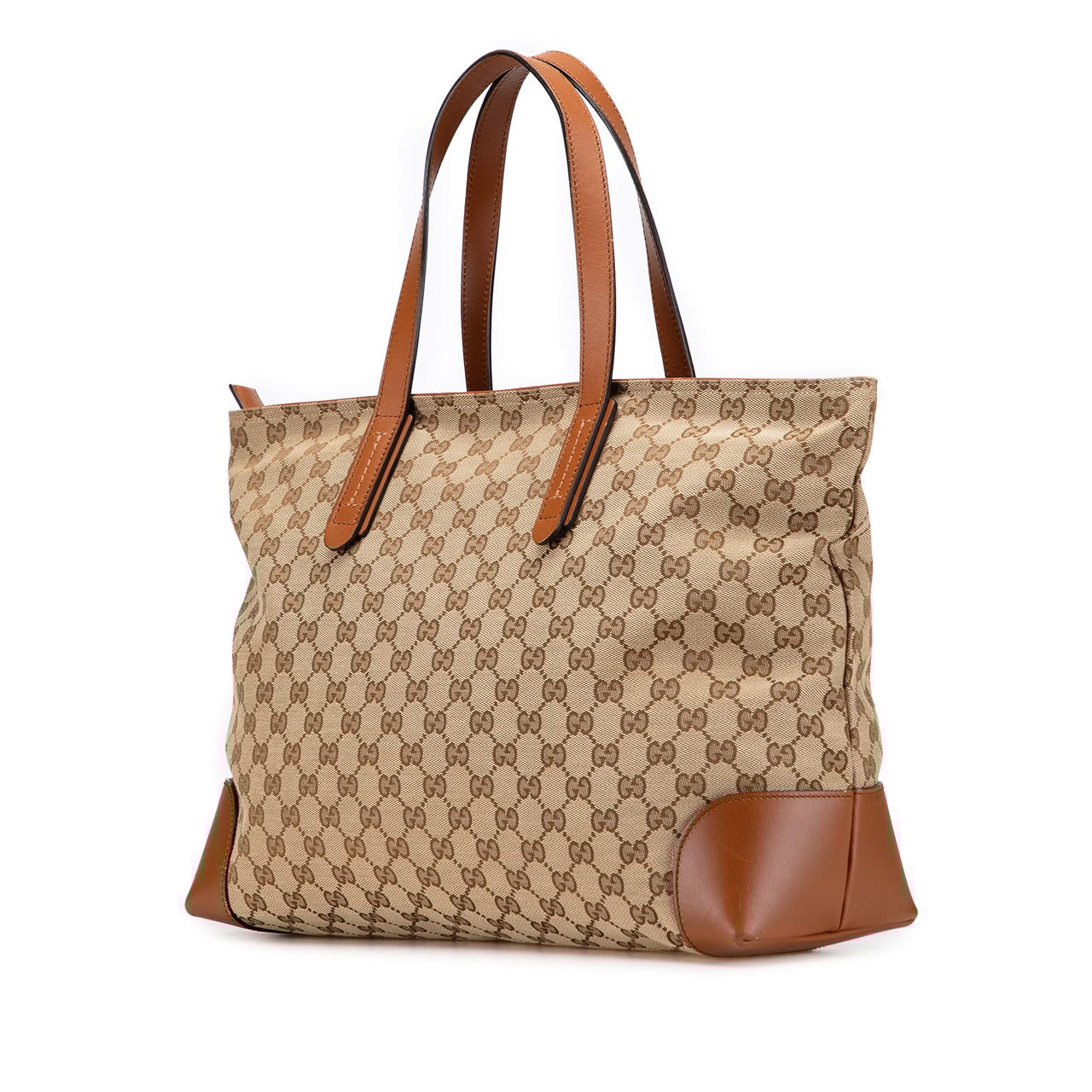 Gucci GG Canvas Tote Bruin