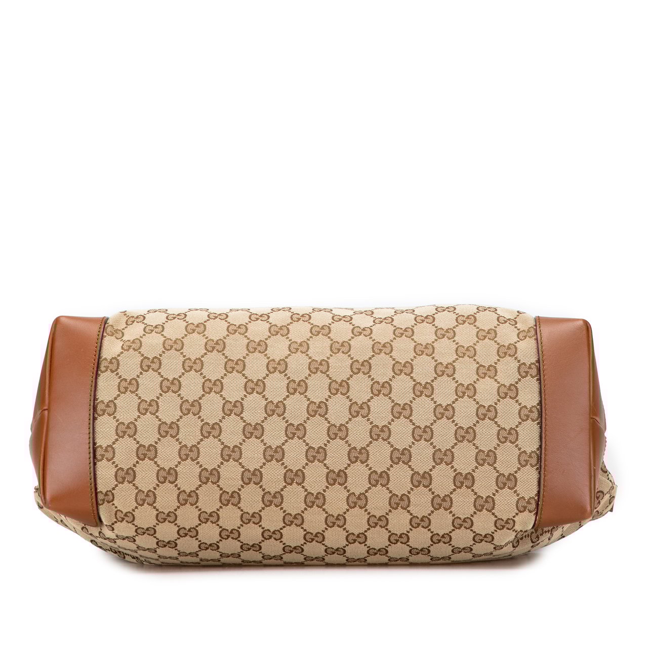Gucci GG Canvas Tote Bruin