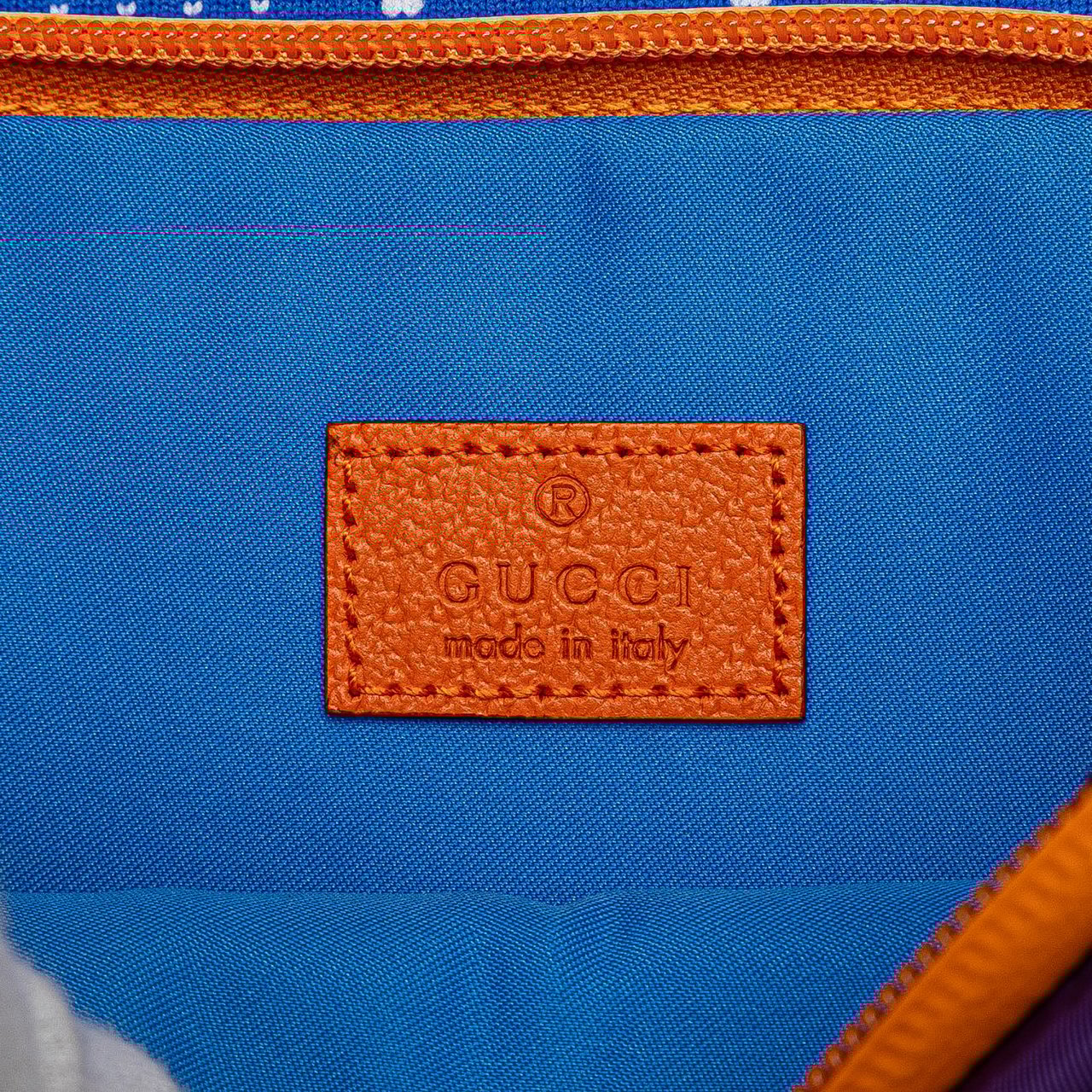 Gucci GG Nylon and Rubber Belt Bag Blauw