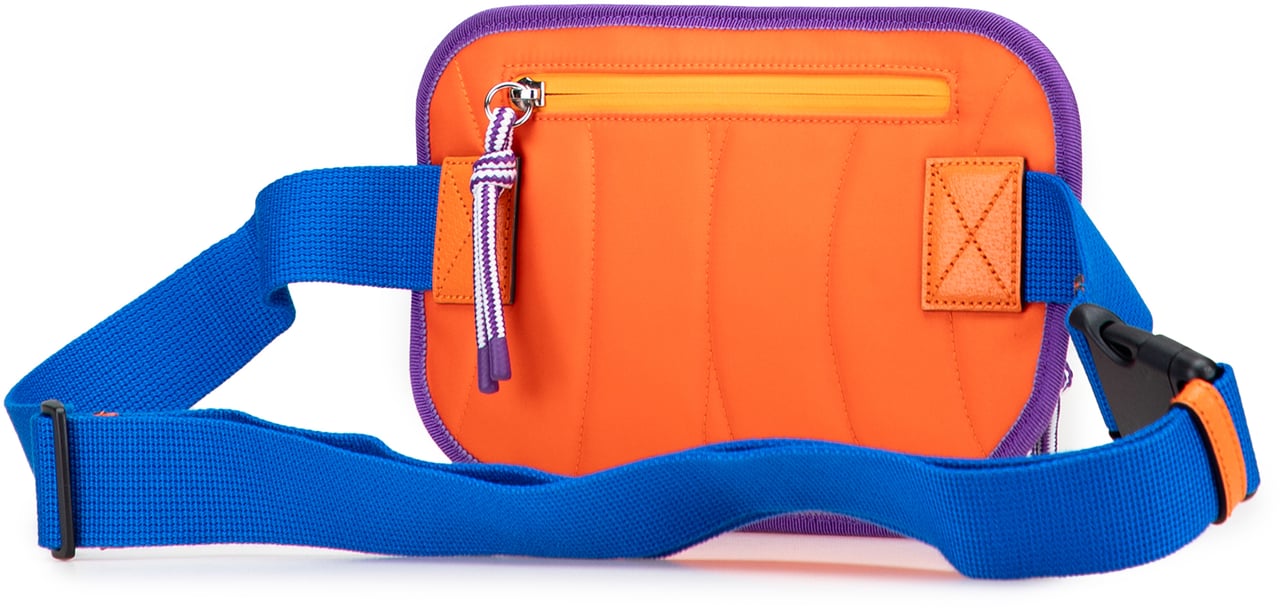 Gucci GG Nylon and Rubber Belt Bag Blauw