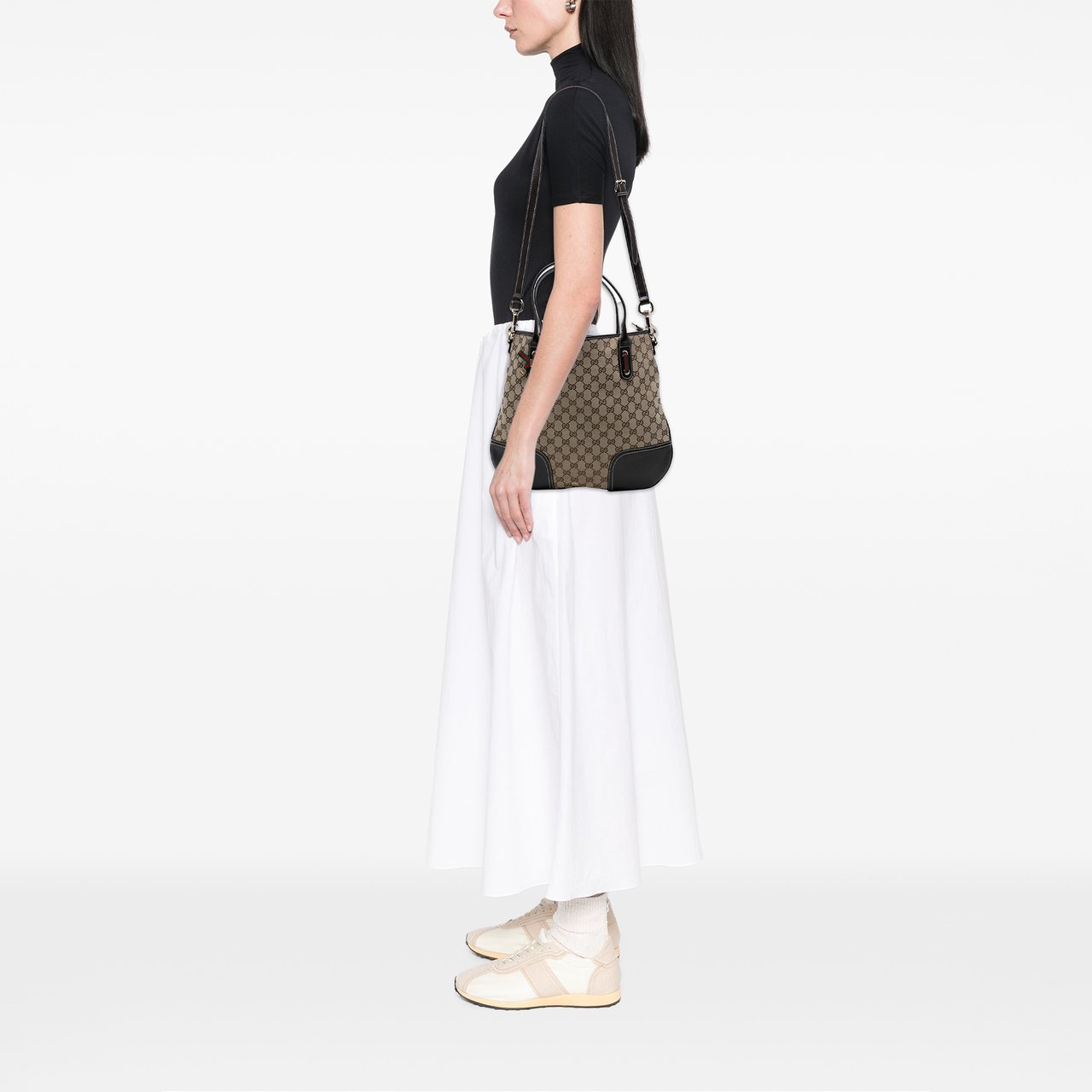 Gucci GG Canvas Princy Satchel Bruin