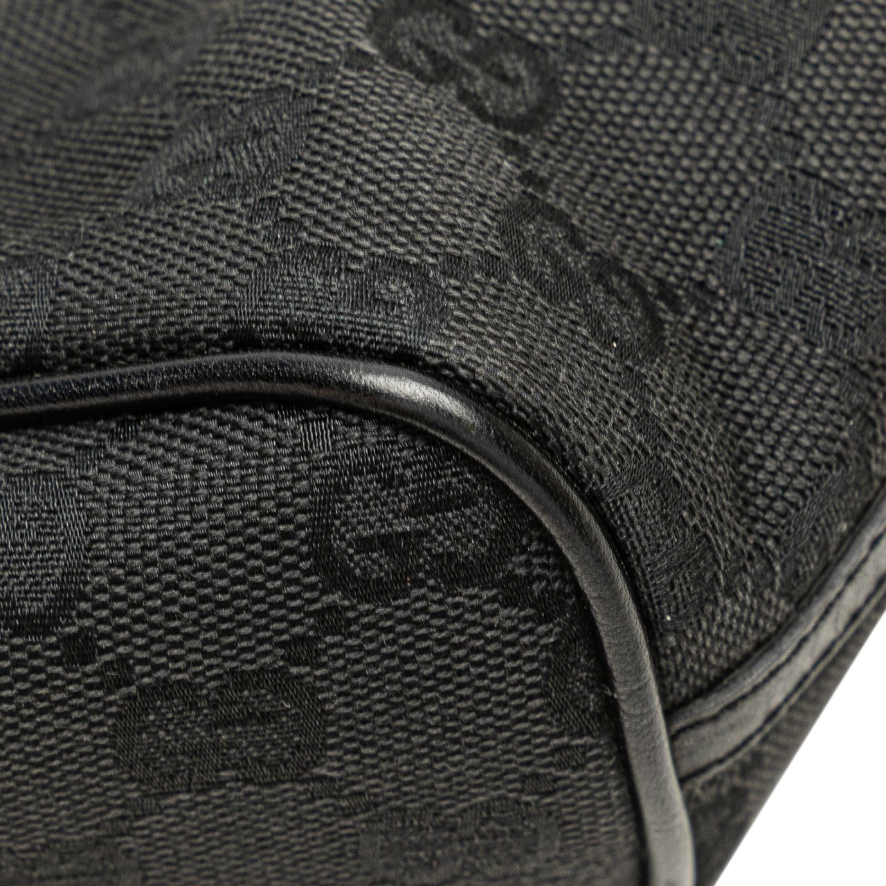 Gucci GG Canvas Boat Zwart