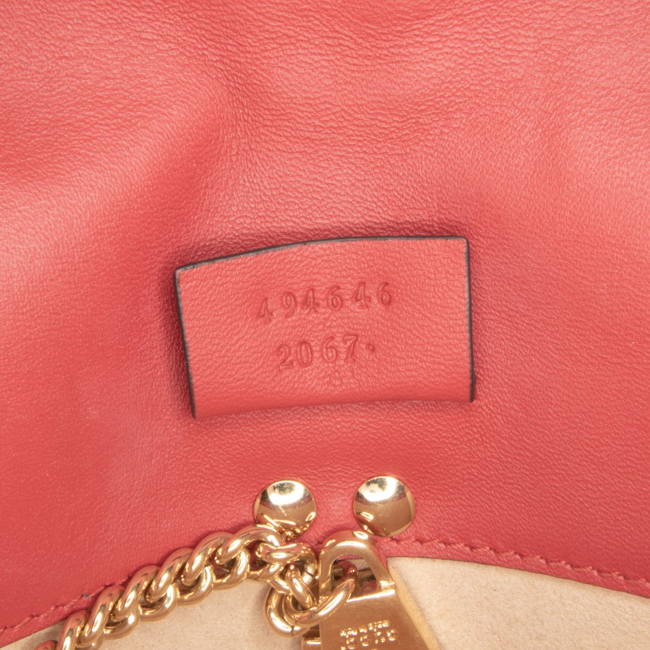 Gucci Super Mini Sylvie Chain Bag Rood